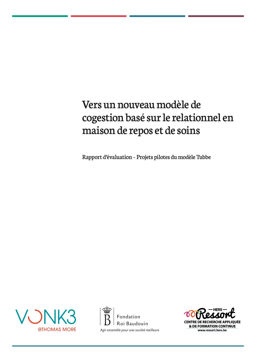 Vers un nouveau modèle de cogestion basé sur le relationnel en maison de repos et de soins